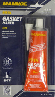 HTE Mannol 9692 Brake Cleaner, Gasket Maker 9914 & 9912: Premium Automotive Maintenance Solutions for Cleaning & Sealing Excellence (9914 Silicone Gasket Maker Red)