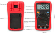 Uni-T UT33A+ Palm Size Digital Multimeter with 2mF capacitance test, 2 meters drop test, precision protection, AC-DC V, AC-DC A, Resistance, Diode, Continuity, Auto Range etc.