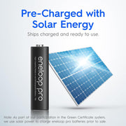 Panasonic eneloop pro AA 2550mAh Rechargeable Batteries, Pack of 4, BK-3HCCE4BT3