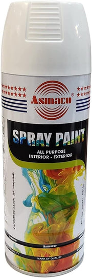Asmaco Spray Paint White 400ml 0.30 Liters 3267