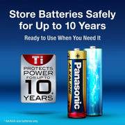 Panasonic Alkaline AAA Batteries, Pack of 4, LR03T/4B