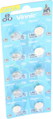 Vinnic AG6 LR69 (L921F) Alkaline 1.5V Batteries - 10 Pieces