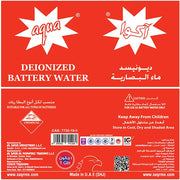 Aqua Deionized Battery Water 1Gln