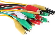 Fanryy Double-Ended Alligator Clips Test Insulated Leads Cable - 20 Pieces, 20in