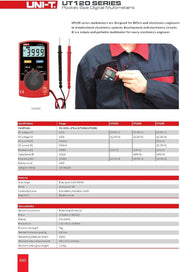 UT120C UNI-T Pocket size digital multimeter