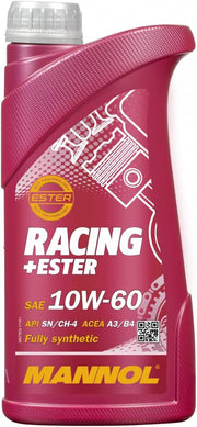 MANNOL HTE - Germany Bi-Synthetic Engine Oil with Esters (7902 RACING + ESTER 10W-60 1 LTR)