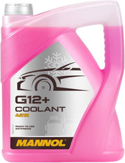 MANNOL 5L Coolant Antifreeze G12+ RED Ready Mixed -30°C / +125 German Hi Spec