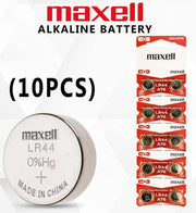 Maxell 10 x AG13 LR44 A76 1.5V Alkaline Batteries