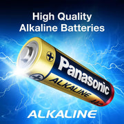 Panasonic Alkaline AAA Batteries, Pack of 4, LR03T/4B
