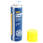 HTE MANNOL Copper Spray 250ml, High Temperature Anti-Seize Lubricant for Brake System Protection, Metal Surface Treatment, Screws, Spark Plug Threads, Exhaust Bolts – Anti-Rust, Anti-Squeak (2)