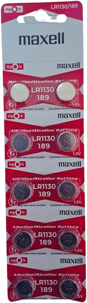 Maxell LR1130 10 Alkaline Batteries