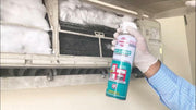 Asmaco Air Conditioner Cleaner, Foaming Spray, Interior, Anti Bacterial, Anti Fungul