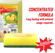 Aqua Dish Wash Liquid – 5 Litres | Lemon Fragrance | Powerful Grease Removal | Gentle on Hands | Long-Lasting Formula for Sparkling Clean Dishes