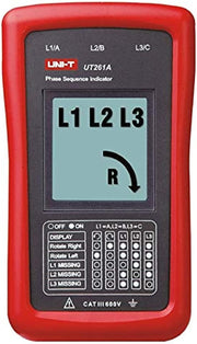 UT261B UNI-T Phase sequence and Motor Rotation indicator