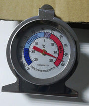 RT221-Voltron Stainless Steel Analogue Freezer & Refrigerator Thermometer- -