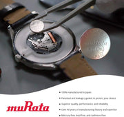 Murata Silver Oxide 1.55V Japan Batteries, 5 Pieces