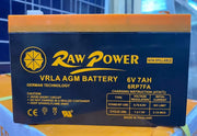 Voltron-Raw Power VRLA AGM Battery 7A-6V- -Made in Vietnam