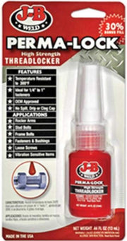JB WELD Perma-Lock High Strength Threadlocker - 13ml.
