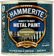 Hammerite 5084818 Metal Paint: Hammered Gold 250ml
