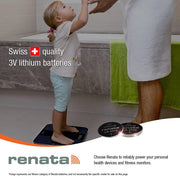 Renata CR2016 Watch Batteries 5Pcs