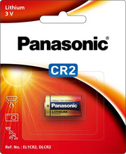 Panasonic CR2 Lithium 3V Battery - One Card