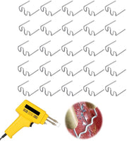 ELECDON Bumper Welding Rods, ELECDON 500Pcs Car Bumper Welding Rods Hot Staple Repair Pre Cut Wave Staples Plastic Welding Hot Stapler (0.8MM)