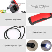 UNI-T UT665 Industrial Borescope Professional Endoscope Vehicle Maintenance Inspection Pipeline Detector with Waterproof Snake Camera