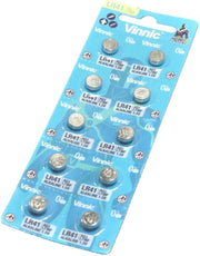 Vinnic AG3 LR41 (L736F) Alkaline 1.5V Batteries - 10 Pieces