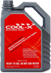 COOL-X Red Antifreeze/Coolant - Engine Performance, Protection, and Safety (1 Gallon)