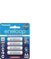 Panasonic eneloop AA 2000mAh Rechargeable Batteries, Pack of 4, BK-3MCCE4BT2