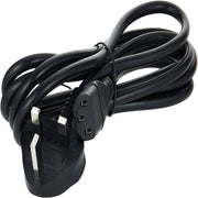 SKEIDO MAINS POWER CABLE - PC MONITOR KETTLE LCD TV LEAD - 3 PIN - 1.5METER