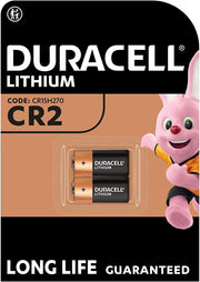 Duracell High Power Lithium CR2 Battery 3 V, Pack of 2 (CR15H270) Designed for Use in Sensors, Keyless Locks, Photo Flash and Flashlights