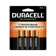 Duracell - Hi Speed Battery Charger - 2 AA 1300 mAH and 2 AAA 750 mAH Charging Slots Recharge in 4 Hours - Batteries Included in Pack