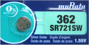 Murata Watch Battery (SR721SW/362, Pack of 5)