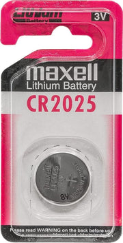 Maxell CR2025 3V Lithium Coin Battery - One Piece