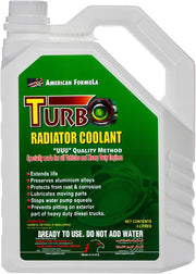 Turbo Radiator Coolant Green 4L | Long-Lasting Antifreeze Protection | Engine Cooling and Antifreeze Fluid | High-Performance Antifreeze Solution