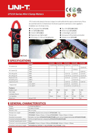 Uni-T UT210A 200A Mini Clamp Meters