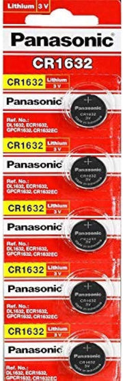 Panasonic 3 Volt Lithium Coin Size Battery, Cr1632, Pack of 10