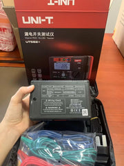 UNI-T UT582+ Digital RCD (ELCB) Tester, 1000 count with phase switch, connections check, AUTO RAMP, disconnect buzzer, over-range display