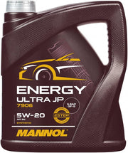 Mannol HTE - Engine Oil, Synthetic Engine Oil, American, Japanese & Korean Automakers (7906 Energy Ultra JP 5W-20 4 LTR)