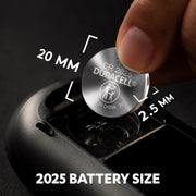 Duracell Specialty 2025 Lithium Coin Battery 3V, pack of 4, with Baby Secure Technology and suitable for keyfobs, scales, wearables and medical devices (DL2025/CR2025)