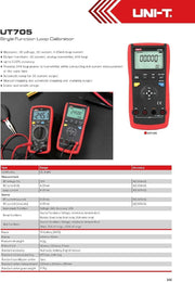 UNI-T LOOP CALIBRATOR UT705