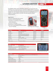 Uni-T Rms Digital Industrial and Scientific Multimeter (UT890D, 6000count)