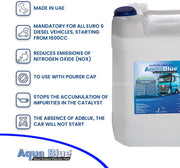 AQUA BLUE Diesel Exhaust Emission Fluid Ad - for Reducing NOx s in Engines | High Purity Urea Solution | 10 Ltr