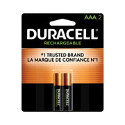 Duracell - Hi Speed Battery Charger - 2 AA 1300 mAH and 2 AAA 750 mAH Charging Slots Recharge in 4 Hours - Batteries Included in Pack