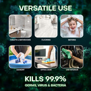Aqua Antiseptic Disinfectant | Powerful Antibacterial Cleaner for Home & Personal Use | All-Purpose Skin & Surface Cleaner | 5L