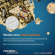 Renata 321 Watch Batteries, 5 Pieces
