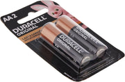 DURACELL AA 2 BATTERIES DURACELL 1.5V ALKALINE