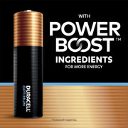 Duracell Optimum Type AA Alkaline Batteries Pack of 4, black