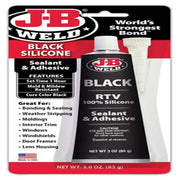 J-B Weld 31319 Black RTV Silicone Sealant and Adhesive - 3 oz.